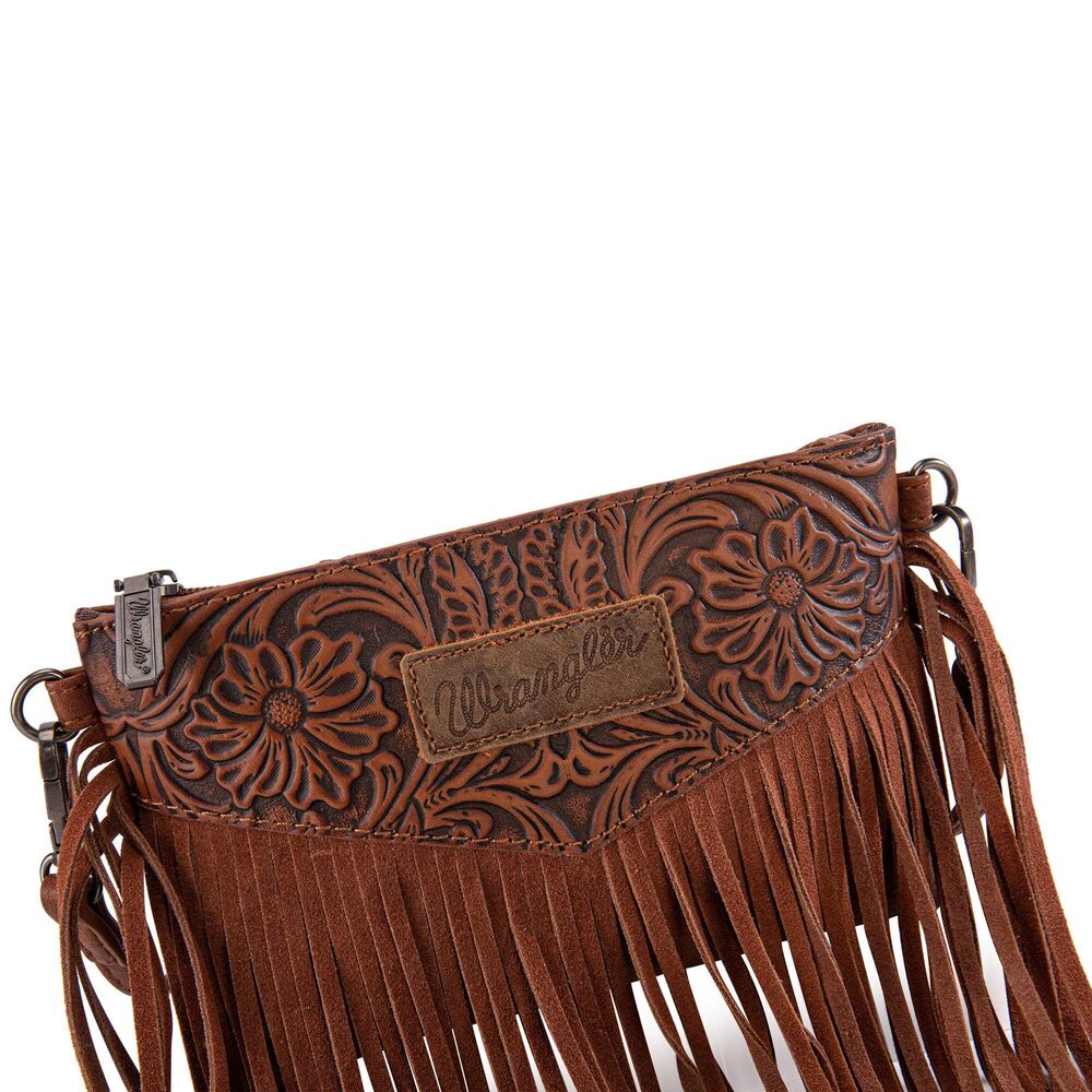 2514 Wrangler Clutch Wristlet Fringe Purse Western Crossbody Bags - Picture 4 of 7